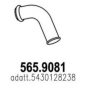 RENAULT 5430128238 Exhaust Pipe